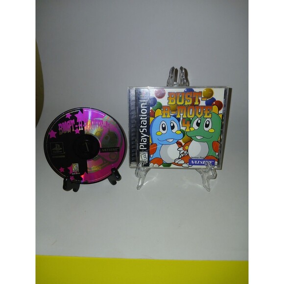 Bust-A-Move 4 Sony Playstation 1 PS1 1998 Natsume Tommo Complete Tested Vintage - Picture 1 of 16